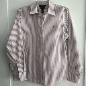 Ralph Lauren striped no iron shirt